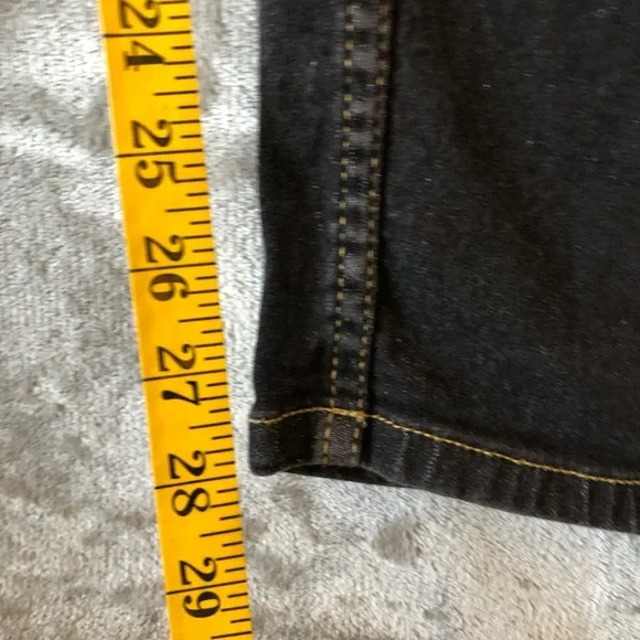 Blair Women Balck Jeans Size 20W Black Elastic Zipper Fly Grunge Plus Size - Picture 14 of 14